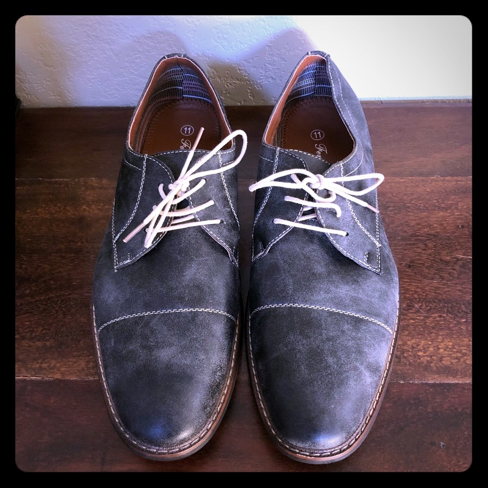 Ferro Aldo Jason Lace-Up Oxfords Navy Blue